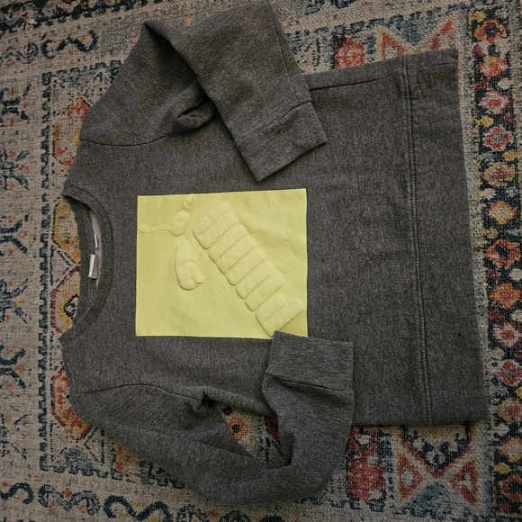 Puma Gray Kids Tracksuit - Picture 3 of 8